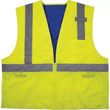 Ergodyne  Chill-Its 6668 Safety Cooling Vest, X-Large, High Visibility Lime-Yellow