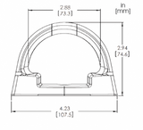 PenSafe 3742 Anchorage Connector Dimension