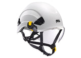 Petzl Vizir Transparent Pacific Ropes on Helmet