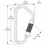 PenSafe C763PS Kwiklock Side Opening Scaffold Hook