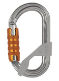 Petzl OK Carabiner Trilock Silver Pacific Ropes