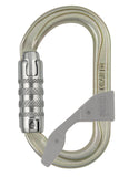 Petzl Oxan Carabiner Silver Trilock PacificRopes