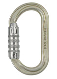 Petzl Oxan Carabiner Silver Trilock PacificRopes