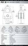 Rock Exotica Machined Pulley Pacific Ropes Spec