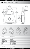 Rock Exotica Machined Pulley Pacific Ropes Spec
