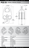 Rock Exotica Machined Pulley Pacific Ropes Spec