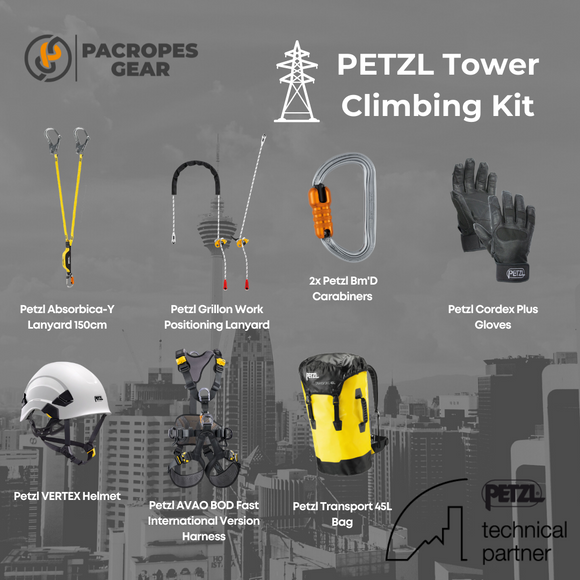 Petzl Tower Climbing Kit Basic Bundle