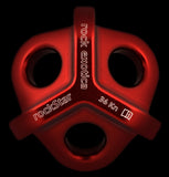 Rock Exotica RockStar 3-D Rig Plate Pacific Ropes Red
