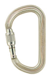 Petzl Vulcan Carabiner White Pacific Ropes Screw Lock