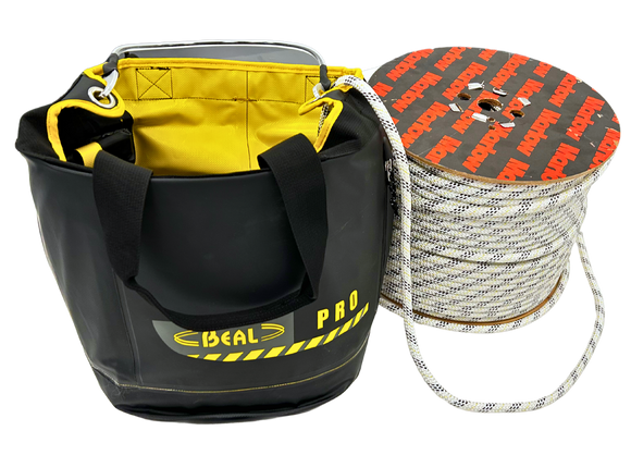 Beal Bucket and Marlow Rope Bundle