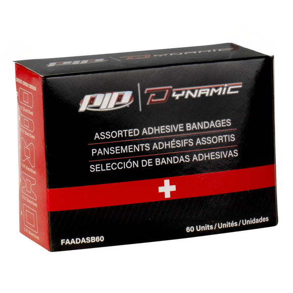 Dynamic™ ASSORTED ADHESIVE STRIPS, BOX OF 60