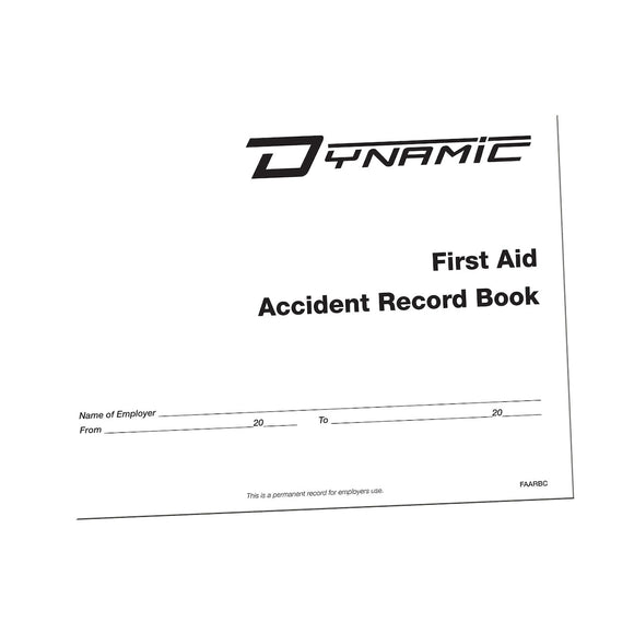 Dynamic™ ACCIDENT RECORD BOOK, BC, 24 PAGES