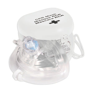 Glenwood Labs CPR MASK,ONE WAY VALVE,OXYGEN INLET