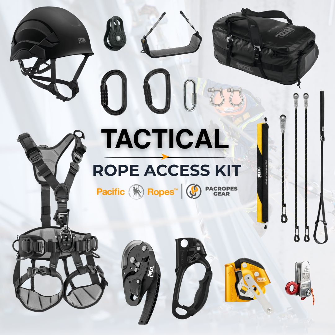 Tactical Rescue Rope Line Rope Access Tactical Kit Black – Pacific Ropes