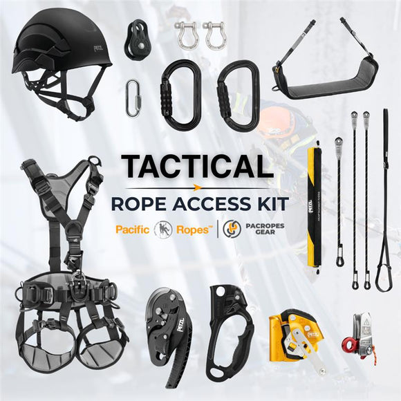 Petzl Tactical Rope Access Kit Black