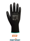 Portwest tyle A120BK – PU Palm Glove – Black
