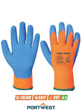 Portwest A145OB - Cold Grip Glove - Orange/Blue