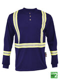 IFR Striped Navy Long Sleeve T-Shirt