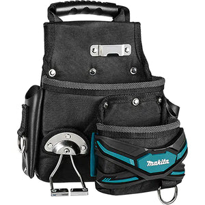 Makita  TH3 Roofer & General-Purpose Pouch, Multiple Tool Holder, Leather/Polyester/Polypropylene, 2 Pockets