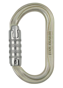 Petzl Oxan Carabiner Trilock Silver PacificRopes