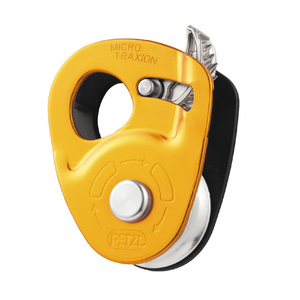 Petzl Micro Traxion Pulley Yellow Pacific Ropes