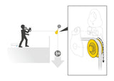 Petzl Spin L1 D One-way Pulley Illustration