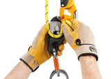 Petzl Rig Descender Yellow Pacific Ropes In Use