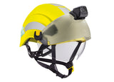 Petzl Vertex Hi-Viz Helmet Yellow w/ Visor and Lamp Pacific Ropes