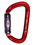 Rock Exotica Rock D Aluminum Carabiners Red Pacific Ropes