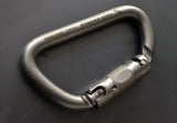 Rock Exotica Rock D Stainless Carabiner Pacific Ropes Trilock