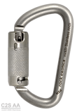 Rock Exotica Rock D Stainless Carabiner Pacific Ropes