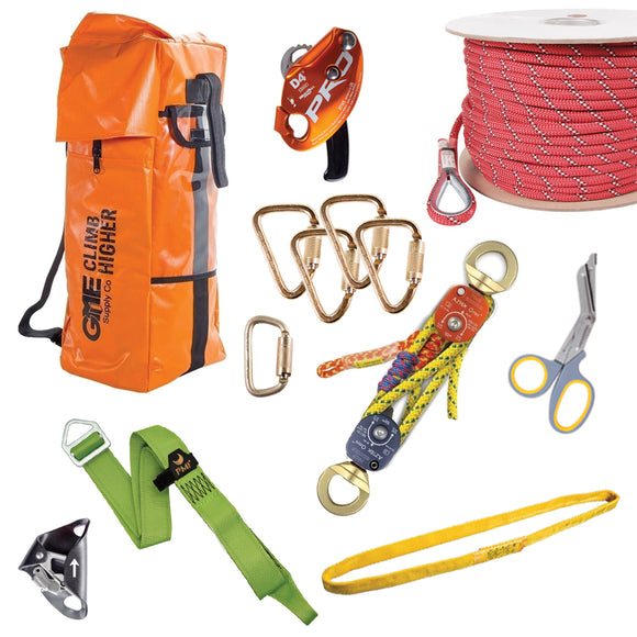 Tower Kit Rope Rescue GME Supply 7/16 Inch Rope Deluxe Rescue Kit – Pacific Ropes