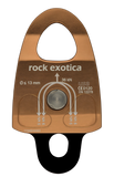 Rock Exotica Machined Pulley Pacific Ropes Gold Back