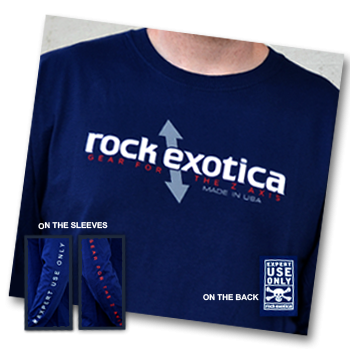 Rock Exotica Expert Tee Long Sleeve T-Shirt Pacific Ropes